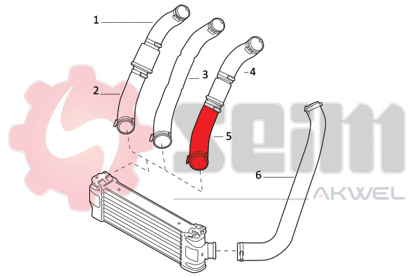 Seim Laadlucht-/turboslang 981810