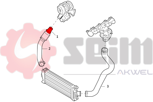 Seim Laadlucht-/turboslang 981811