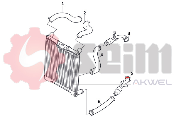 Seim Laadlucht-/turboslang 981831