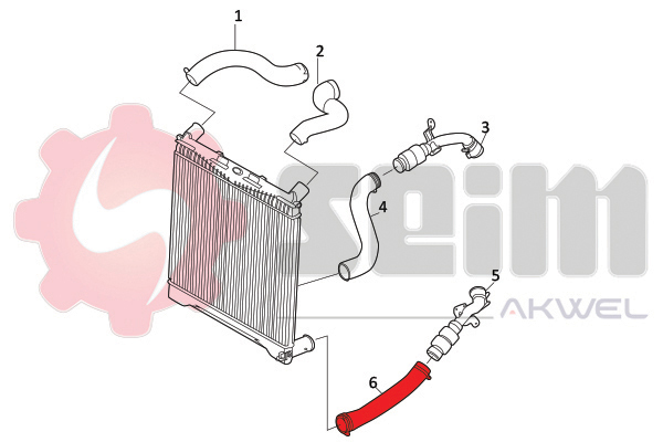Seim Laadlucht-/turboslang 981835