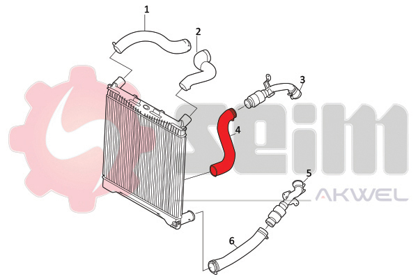 Seim Laadlucht-/turboslang 981837