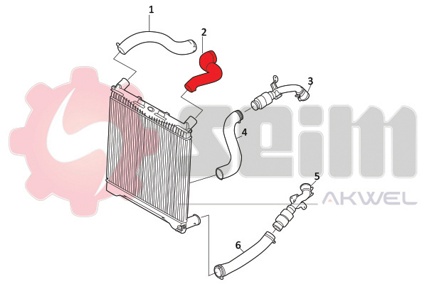 Seim Laadlucht-/turboslang 981838