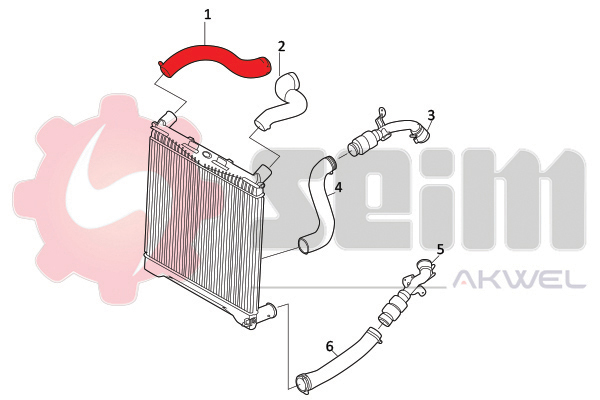 Seim Laadlucht-/turboslang 981839
