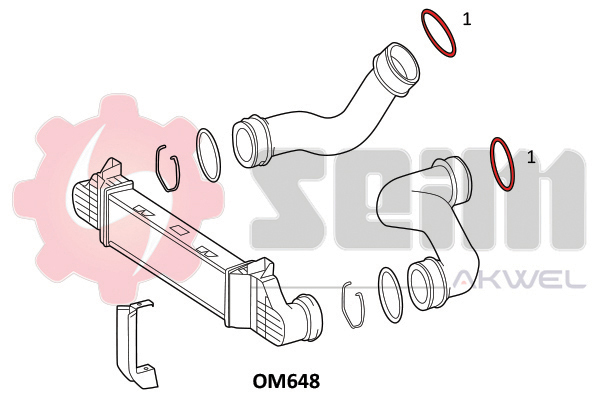 Seim Laadlucht-/turboslang 981840