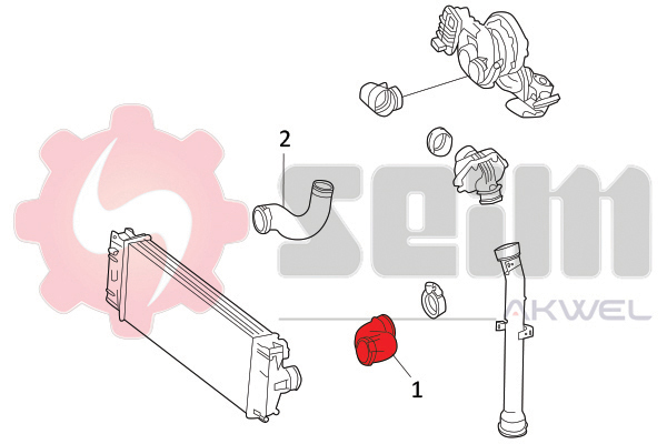 Seim Laadlucht-/turboslang 981841