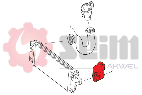 Seim Laadlucht-/turboslang 981842