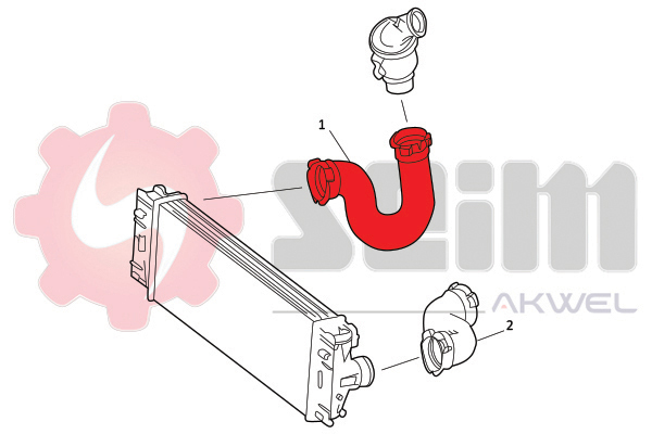 Seim Laadlucht-/turboslang 981844