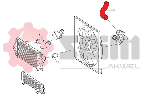 Seim Laadlucht-/turboslang 981850
