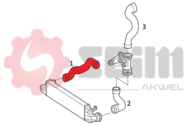 Seim Laadlucht-/turboslang 981852