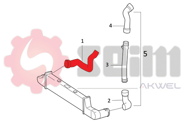 Seim Laadlucht-/turboslang 981858