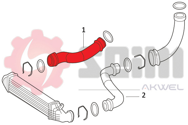 Seim Laadlucht-/turboslang 981865