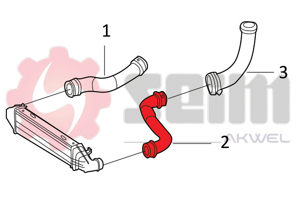 Seim Laadlucht-/turboslang 981866