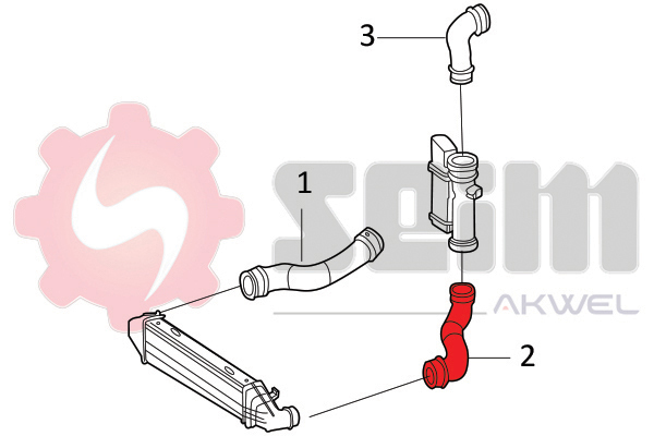 Seim Laadlucht-/turboslang 981869