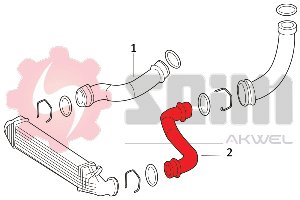 Seim Laadlucht-/turboslang 981870