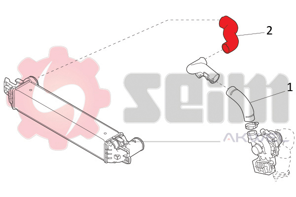 Seim Laadlucht-/turboslang 981877