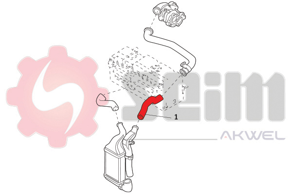 Seim Laadlucht-/turboslang 981882