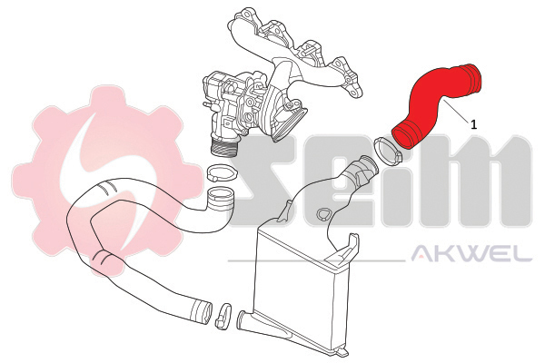 Seim Laadlucht-/turboslang 981884