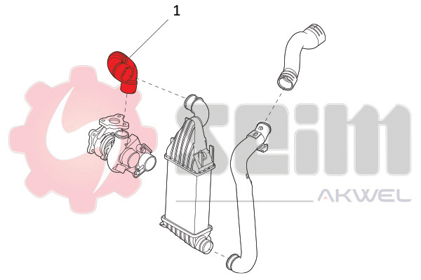 Seim Laadlucht-/turboslang 981885