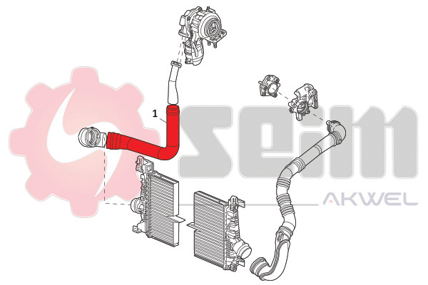 Seim Laadlucht-/turboslang 981887