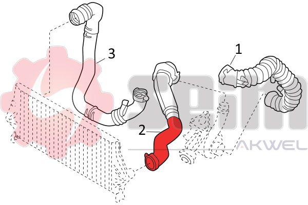 Laadlucht-/turboslang Seim 981889