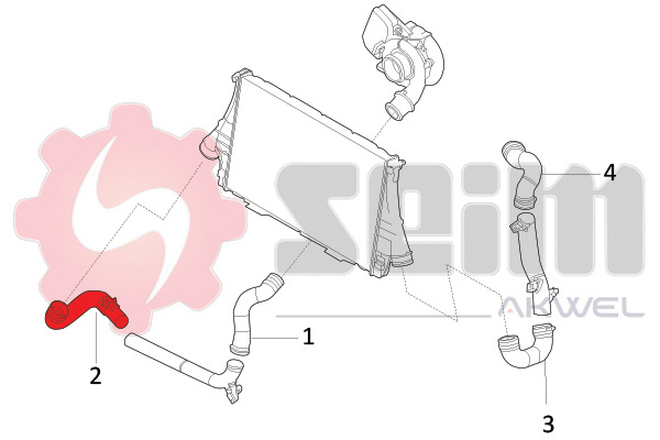 Seim Laadlucht-/turboslang 981892