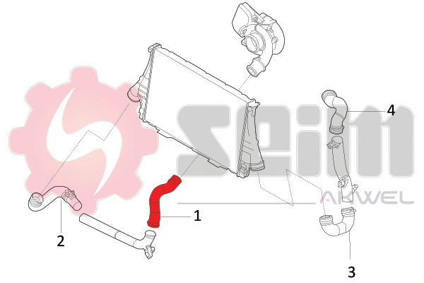 Seim Laadlucht-/turboslang 981893