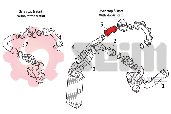 Seim Laadlucht-/turboslang 981897