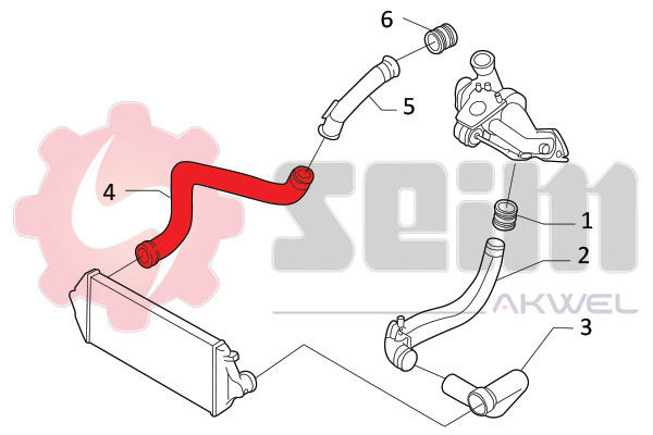 Seim Laadlucht-/turboslang 981900