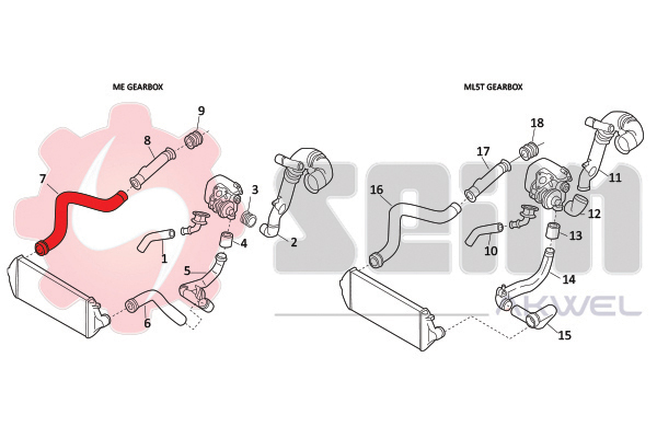 Seim Laadlucht-/turboslang 981900