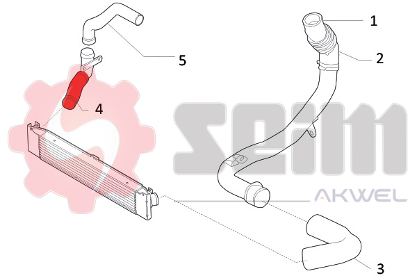 Seim Laadlucht-/turboslang 981902