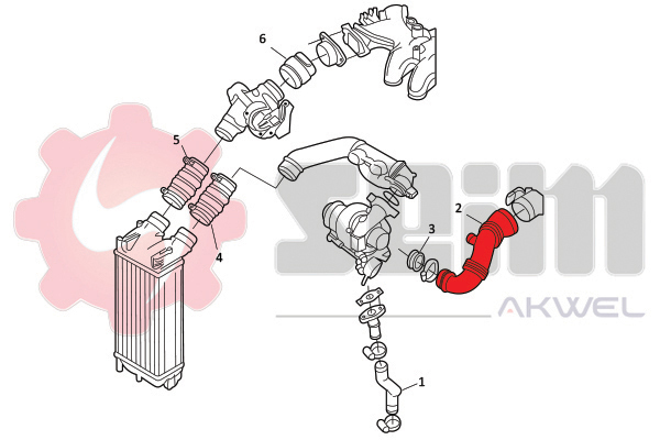 Seim Laadlucht-/turboslang 981903