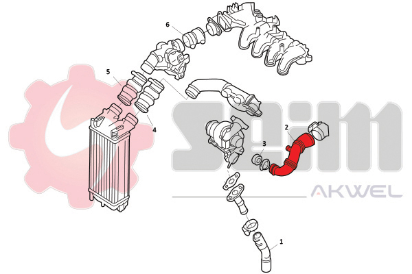 Seim Laadlucht-/turboslang 981903