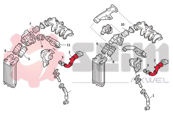 Seim Laadlucht-/turboslang 981903