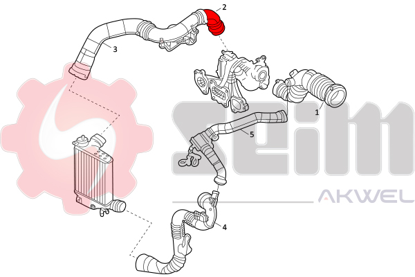 Laadlucht-/turboslang Seim 981905