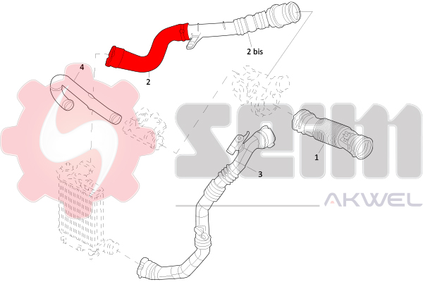 Seim Laadlucht-/turboslang 981907