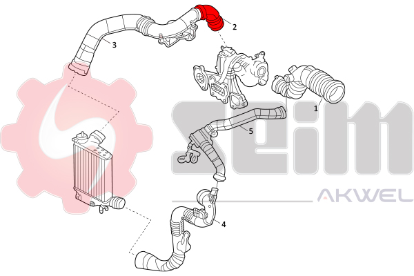 Seim Laadlucht-/turboslang 981909