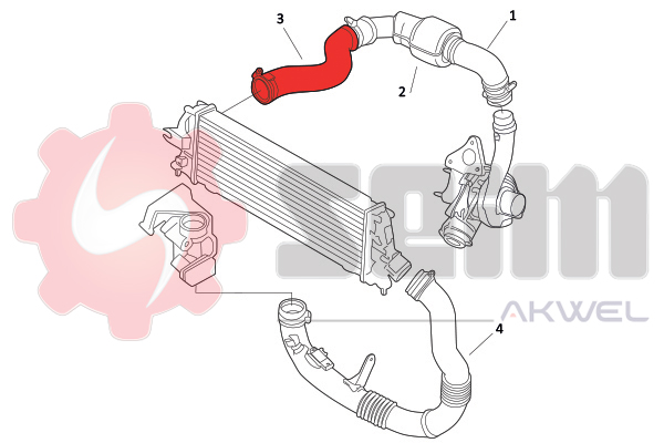 Seim Laadlucht-/turboslang 981919