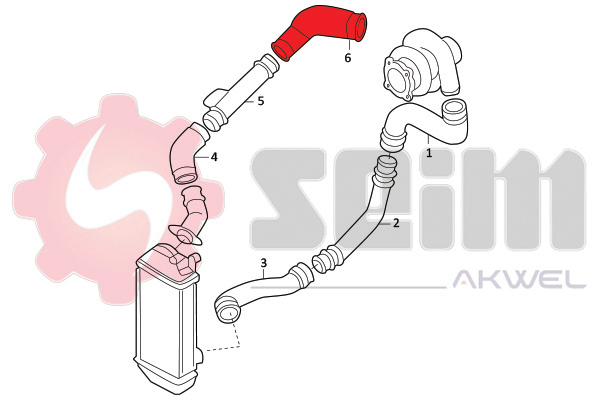 Seim Laadlucht-/turboslang 981922
