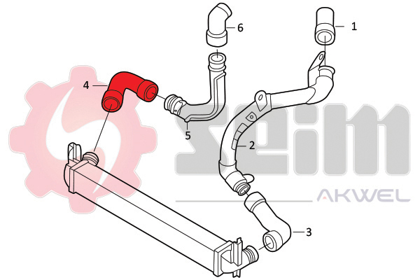 Seim Laadlucht-/turboslang 981925