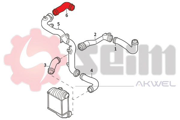 Seim Laadlucht-/turboslang 981926
