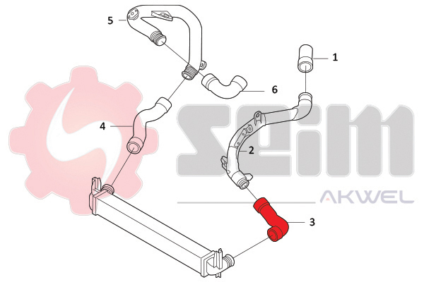 Seim Laadlucht-/turboslang 981927