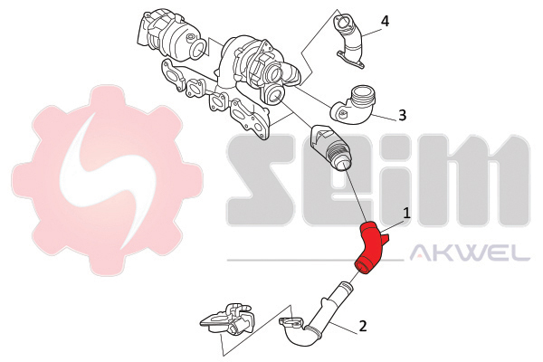 Seim Laadlucht-/turboslang 981928