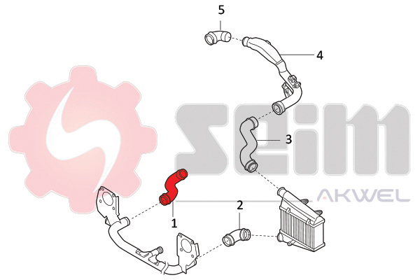 Seim Laadlucht-/turboslang 981929
