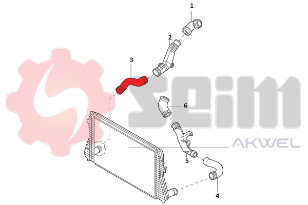 Seim Laadlucht-/turboslang 981937