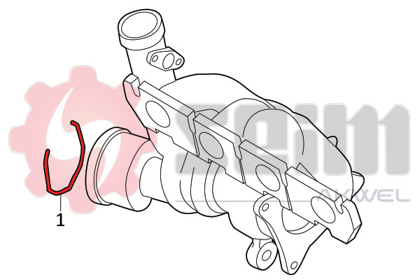 Seim Laadlucht-/turboslang 981938