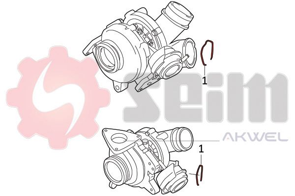 Seim Laadlucht-/turboslang 981938