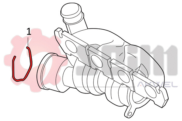 Seim Laadlucht-/turboslang 981938