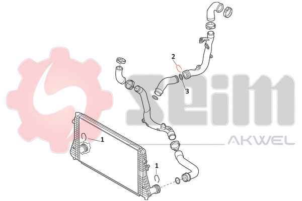 Seim Laadlucht-/turboslang 981940