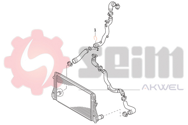 Seim Laadlucht-/turboslang 981940