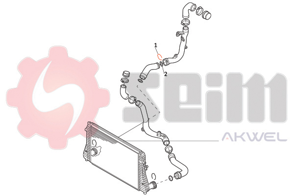 Seim Laadlucht-/turboslang 981940